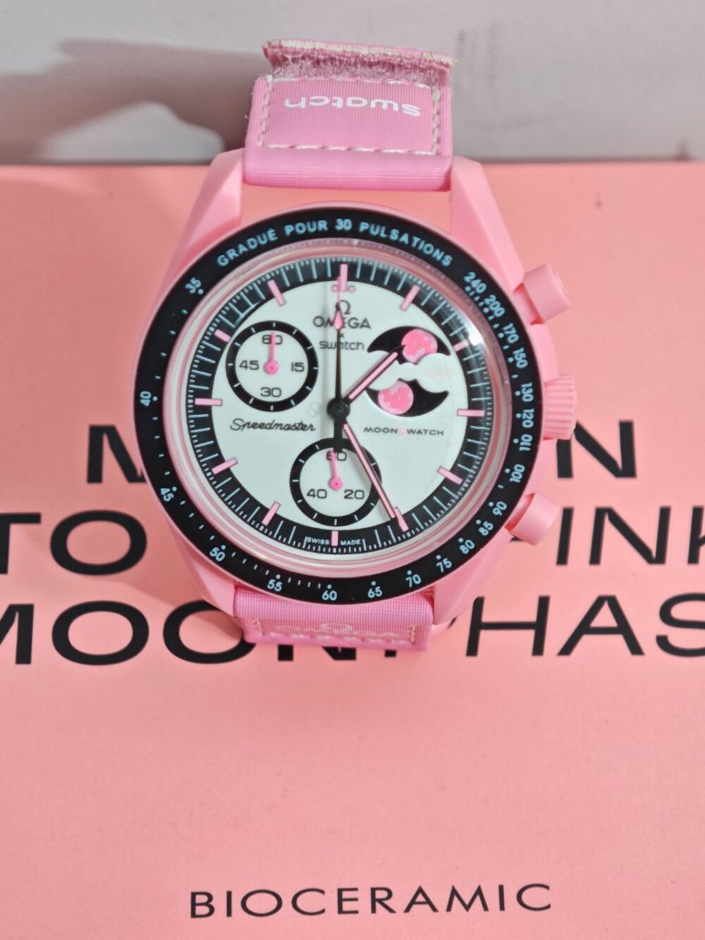 Omega x Swatch Mission to the Moonphase – Pink Moon